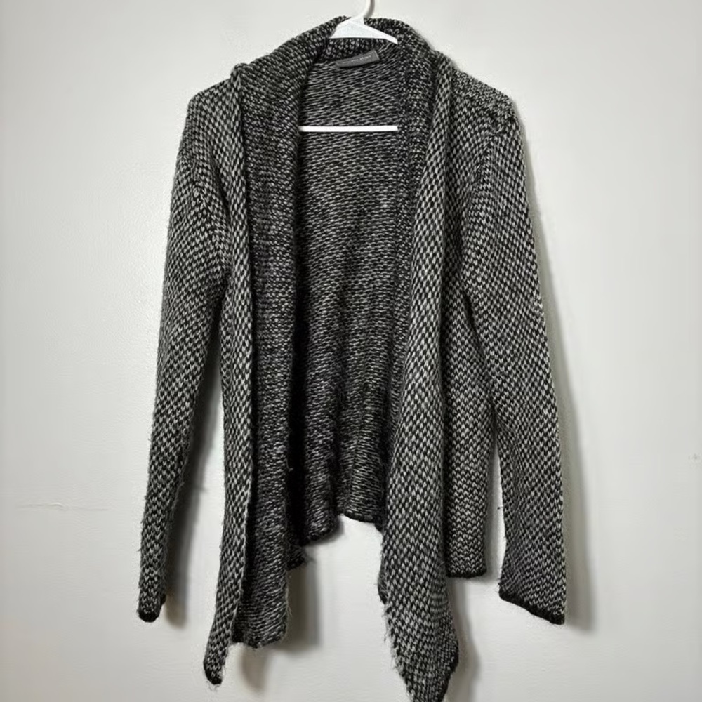 Wooden Ships Black and Gray Cardigan